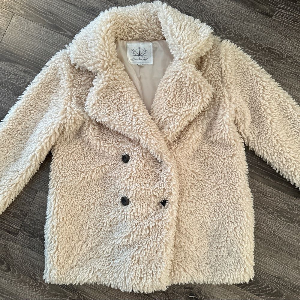 Boundless North Cream Shaggy Jacket - Picture 3 of 7